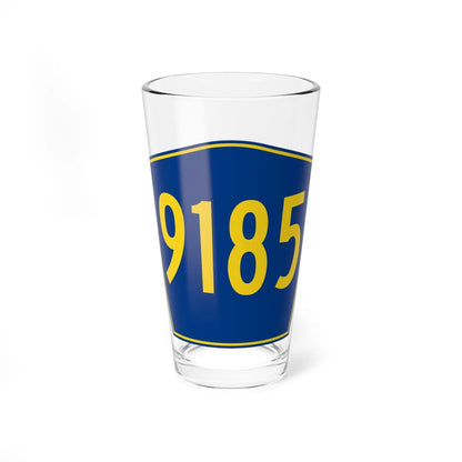 PR secondary 9185 (Puerto Rico) (Road Sign) Pint Glass 16oz 16oz - Go Mug Yourself