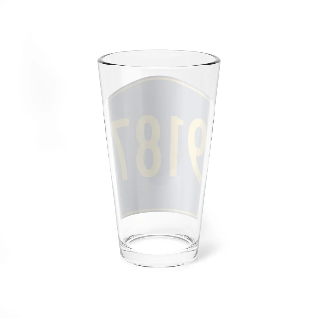 PR secondary 9187 (Puerto Rico) (Road Sign) Pint Glass 16oz - Go Mug Yourself