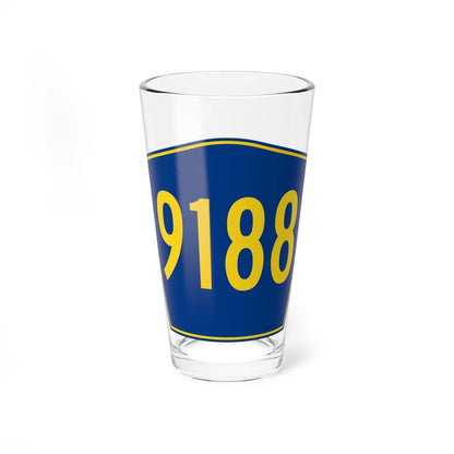 PR secondary 9188 (Puerto Rico) (Road Sign) Pint Glass 16oz 16oz - Go Mug Yourself