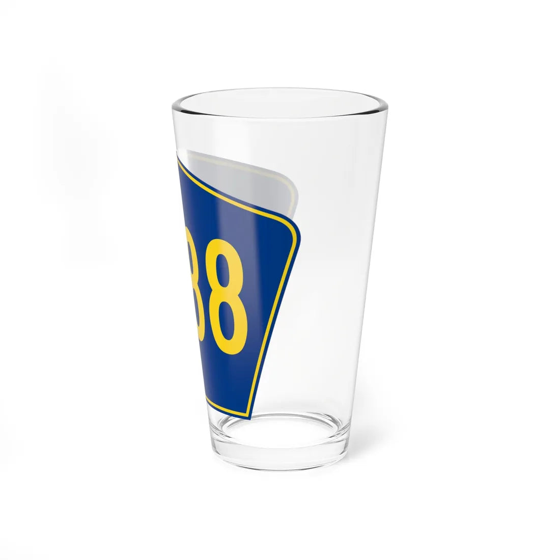 PR secondary 9188 (Puerto Rico) (Road Sign) Pint Glass 16oz - Go Mug Yourself