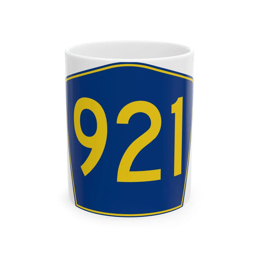 PR secondary 921 (Puerto Rico) (Road Sign) White Coffee Mug 11oz - Go Mug Yourself