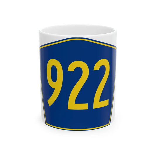PR secondary 922 (Puerto Rico) (Road Sign) White Coffee Mug 11oz - Go Mug Yourself