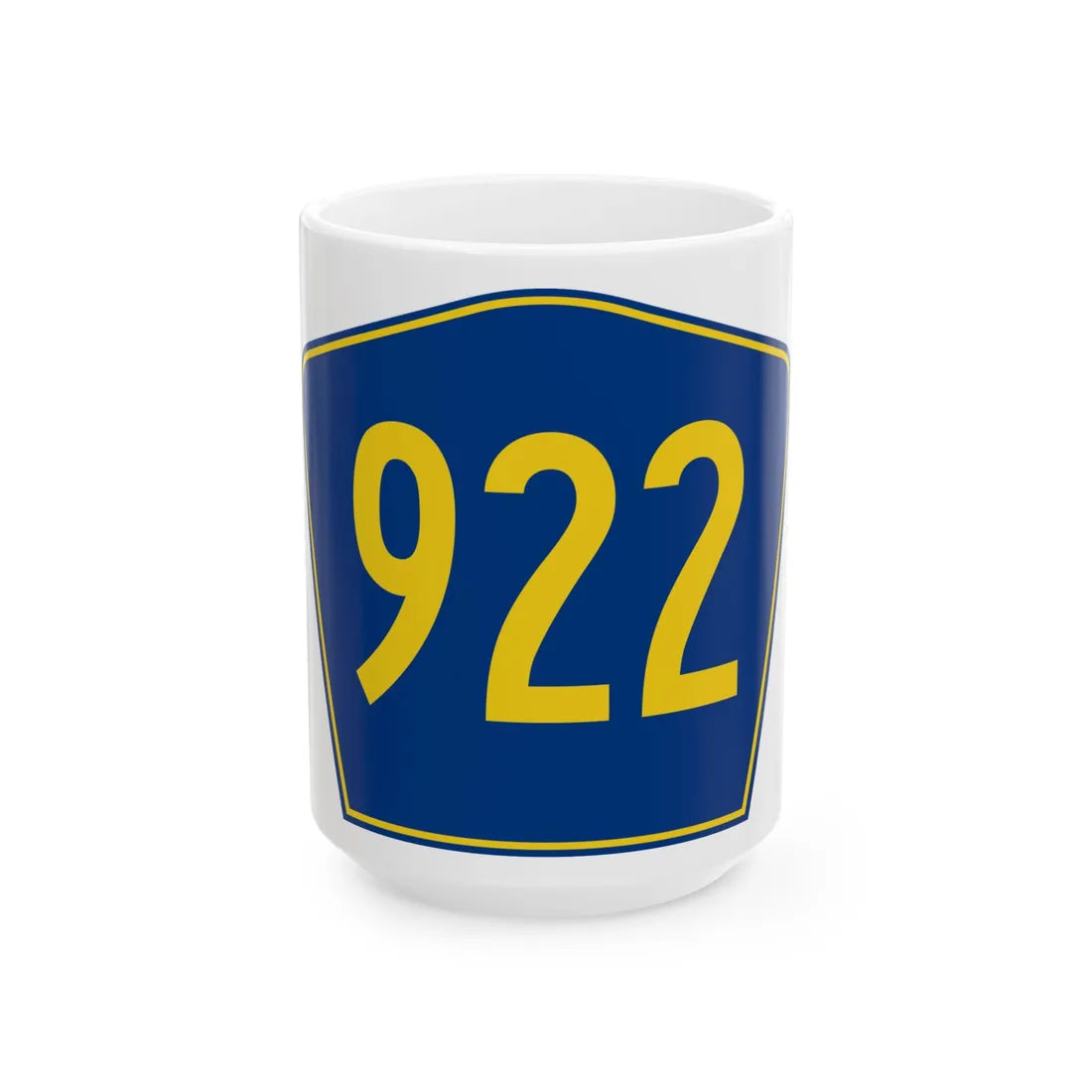 PR secondary 922 (Puerto Rico) (Road Sign) White Coffee Mug 15oz - Go Mug Yourself