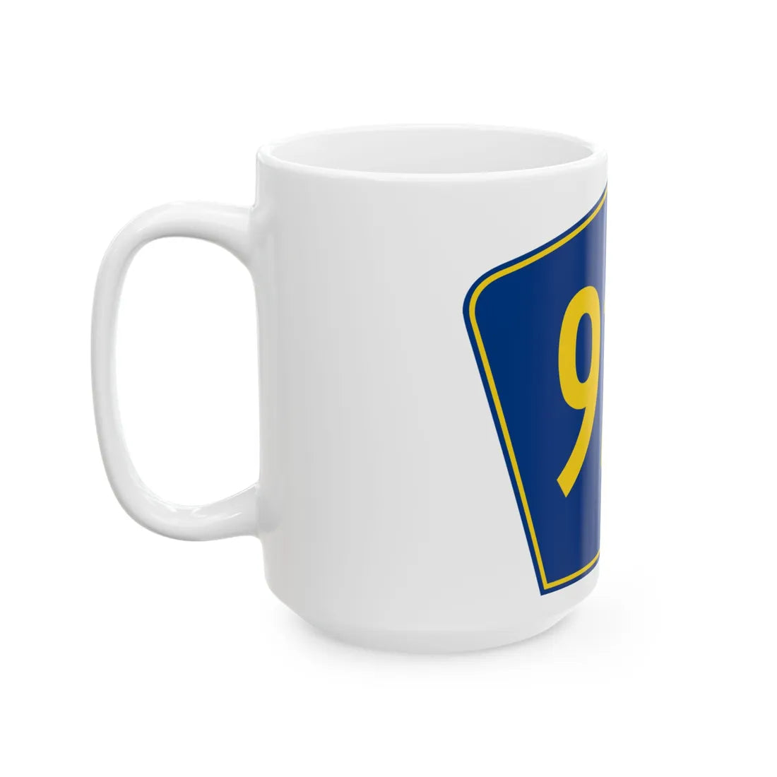 PR secondary 922 (Puerto Rico) (Road Sign) White Coffee Mug - Go Mug Yourself