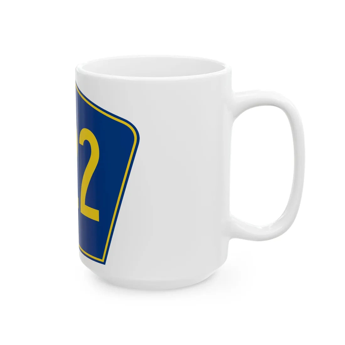 PR secondary 922 (Puerto Rico) (Road Sign) White Coffee Mug - Go Mug Yourself