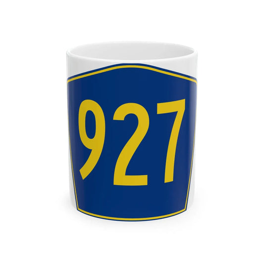 PR secondary 927 (Puerto Rico) (Road Sign) White Coffee Mug 11oz - Go Mug Yourself