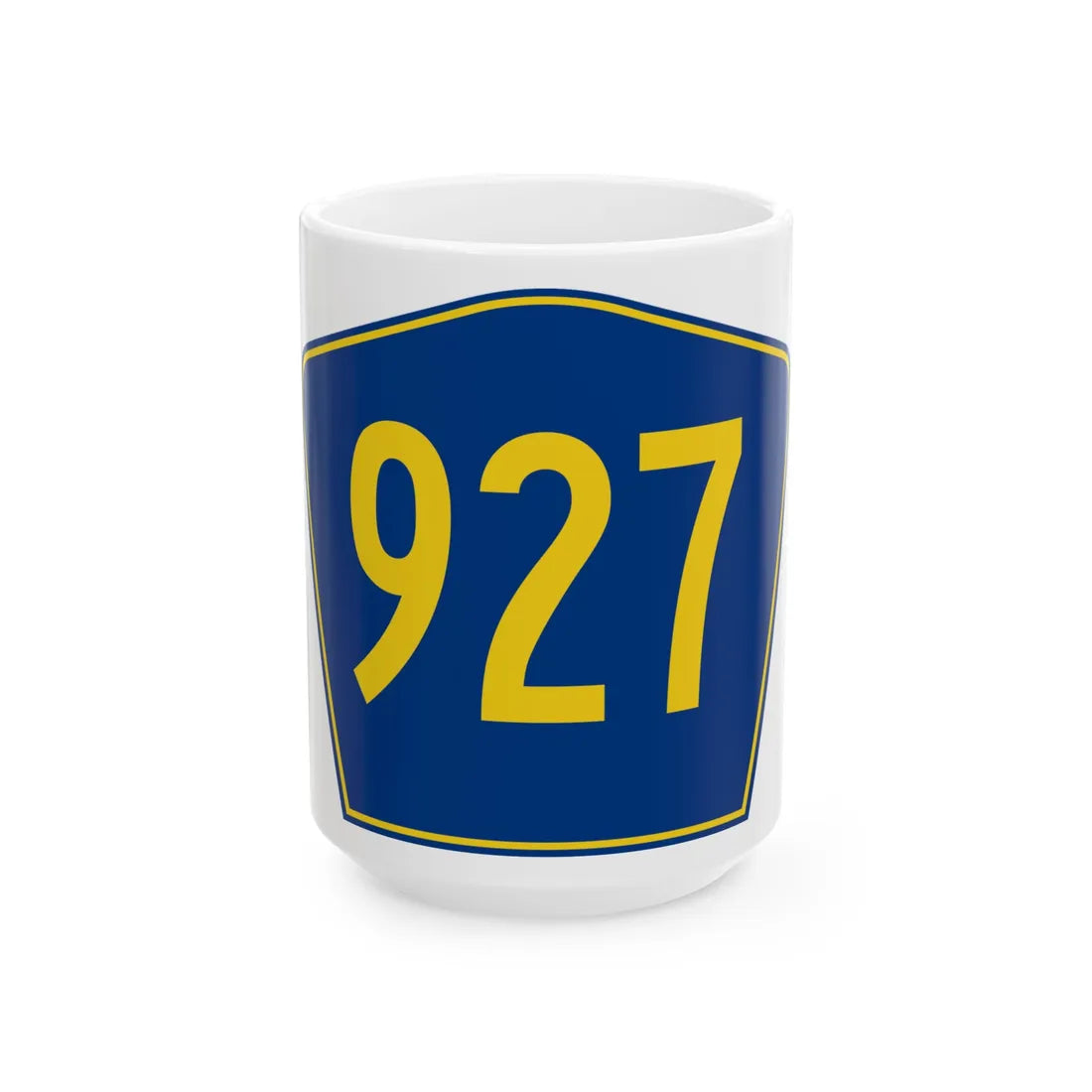 PR secondary 927 (Puerto Rico) (Road Sign) White Coffee Mug 15oz - Go Mug Yourself