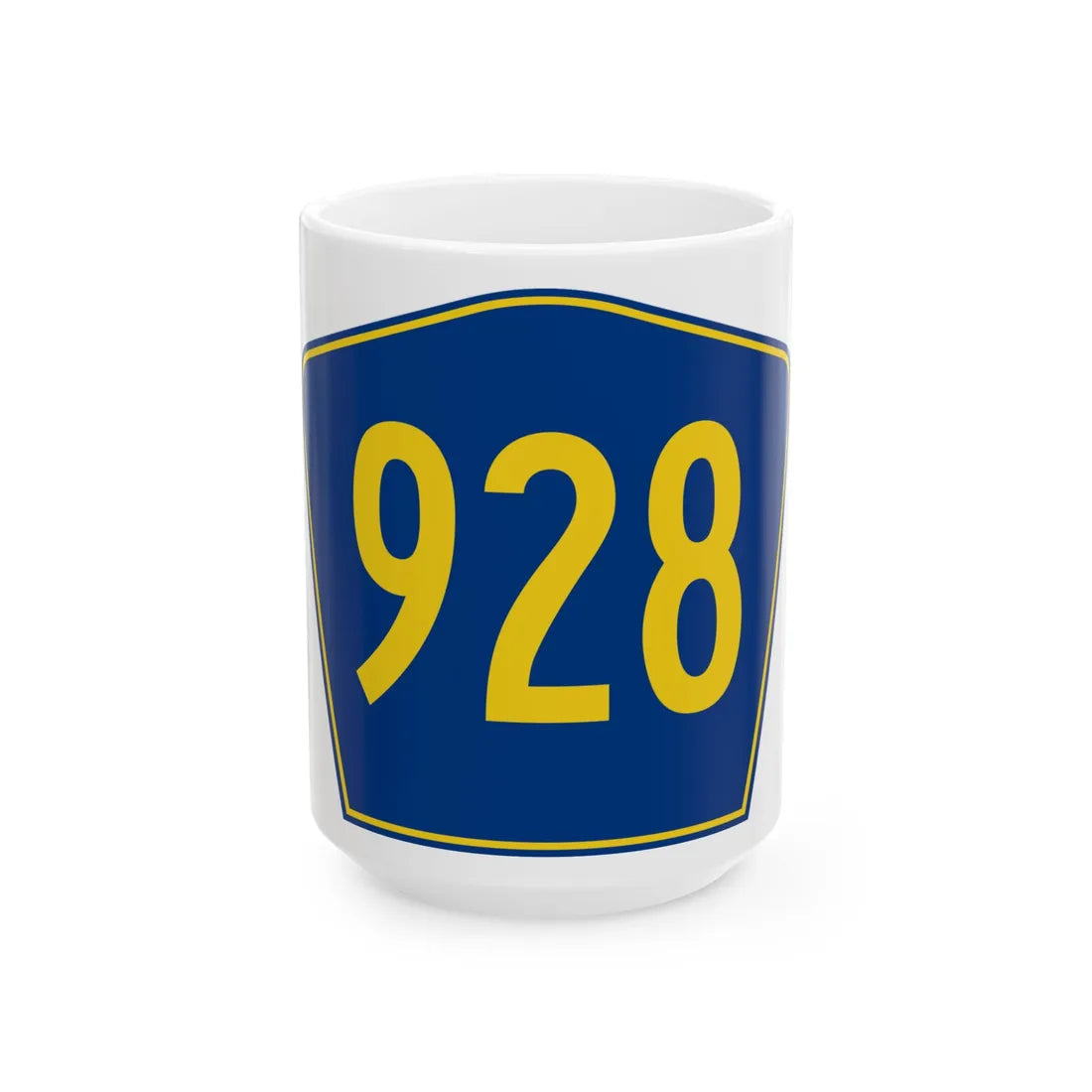 PR secondary 928 (Puerto Rico) (Road Sign) White Coffee Mug 15oz - Go Mug Yourself