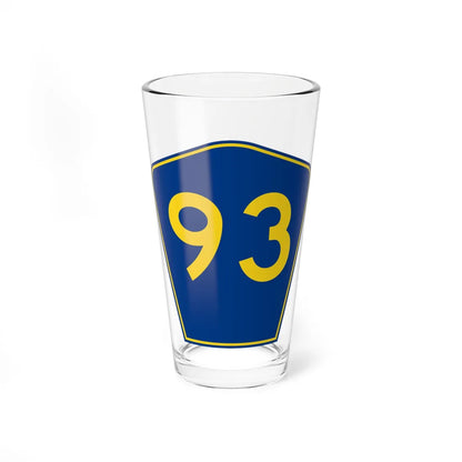 PR secondary 93 (Puerto Rico) (Road Sign) Pint Glass 16oz 16oz - Go Mug Yourself