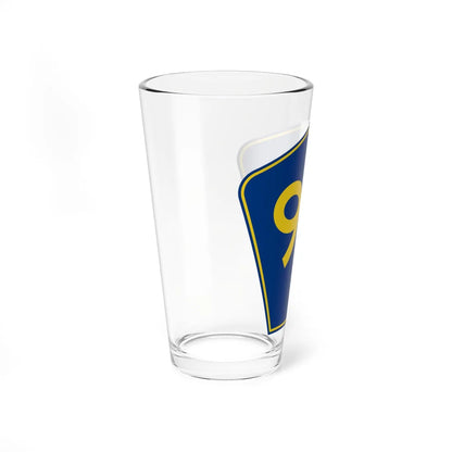 PR secondary 93 (Puerto Rico) (Road Sign) Pint Glass 16oz - Go Mug Yourself