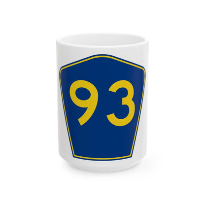 PR secondary 93 (Puerto Rico) (Road Sign) White Coffee Mug 15oz - Go Mug Yourself