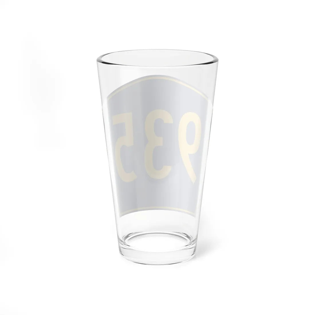 PR secondary 935 (Puerto Rico) (Road Sign) Pint Glass 16oz - Go Mug Yourself