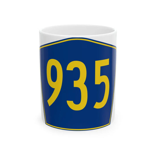 PR secondary 935 (Puerto Rico) (Road Sign) White Coffee Mug 11oz - Go Mug Yourself