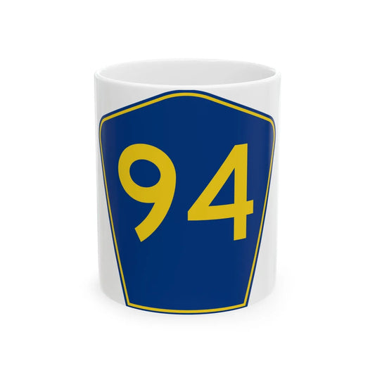PR secondary 94 (Puerto Rico) (Road Sign) White Coffee Mug 11oz - Go Mug Yourself