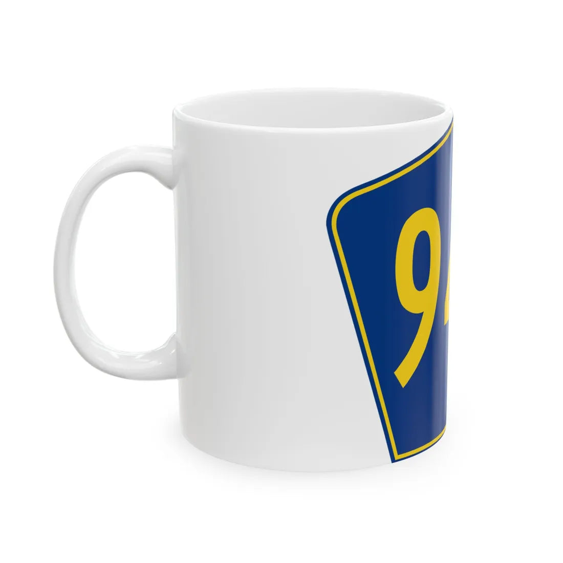 PR secondary 940 (Puerto Rico) (Road Sign) White Coffee Mug - Go Mug Yourself