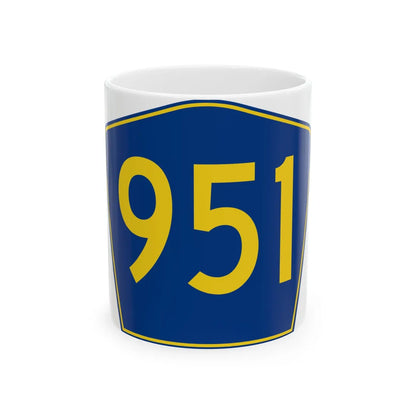 PR secondary 951 (Puerto Rico) (Road Sign) White Coffee Mug 11oz - Go Mug Yourself