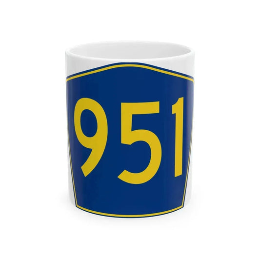PR secondary 951 (Puerto Rico) (Road Sign) White Coffee Mug 11oz - Go Mug Yourself