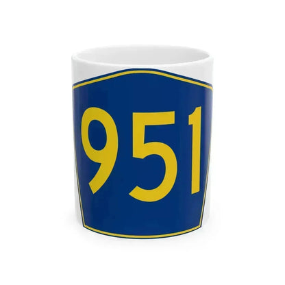 PR secondary 951 (Puerto Rico) (Road Sign) White Coffee Mug 11oz - Go Mug Yourself