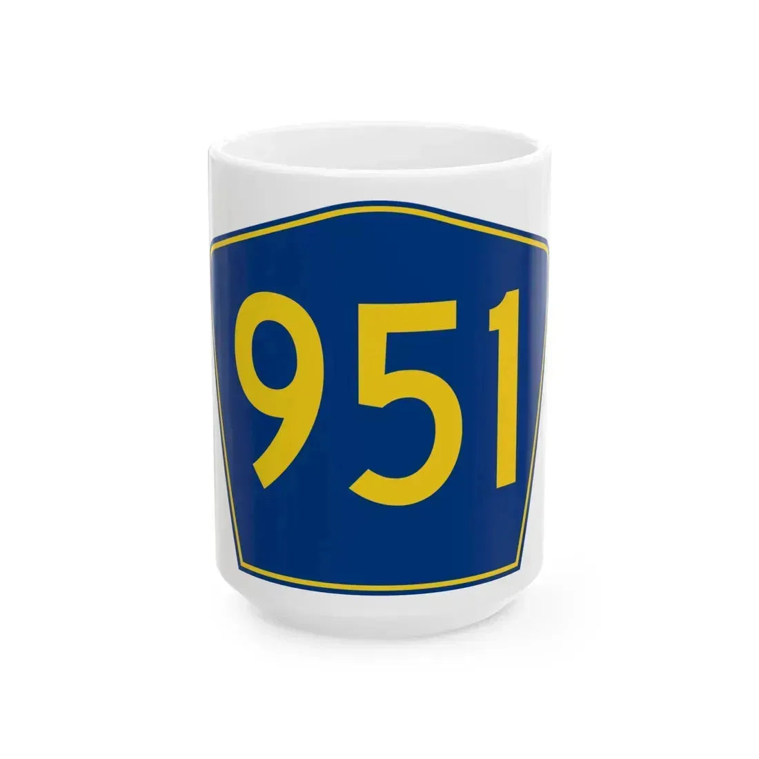 PR secondary 951 (Puerto Rico) (Road Sign) White Coffee Mug 15oz - Go Mug Yourself