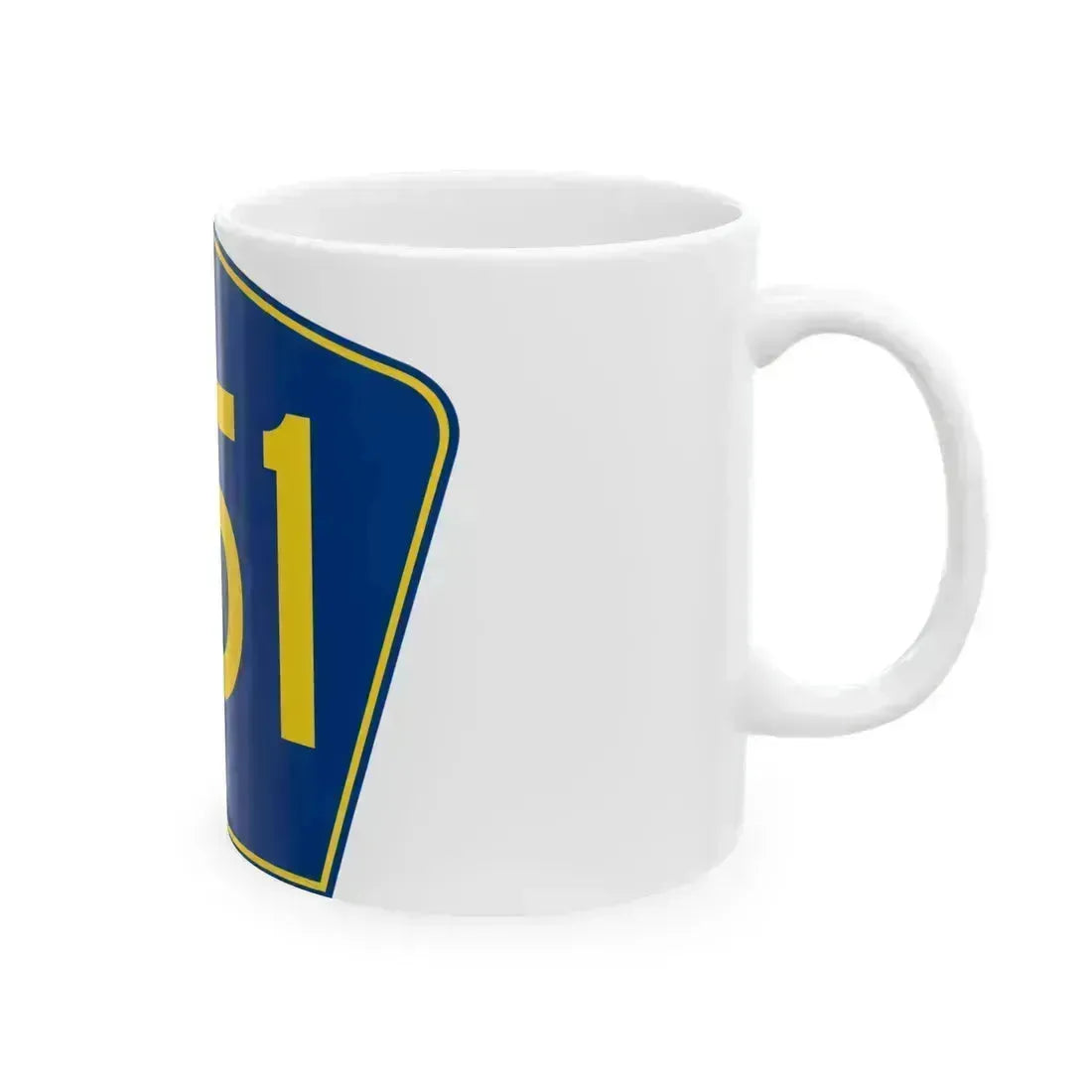 PR secondary 951 (Puerto Rico) (Road Sign) White Coffee Mug - Go Mug Yourself