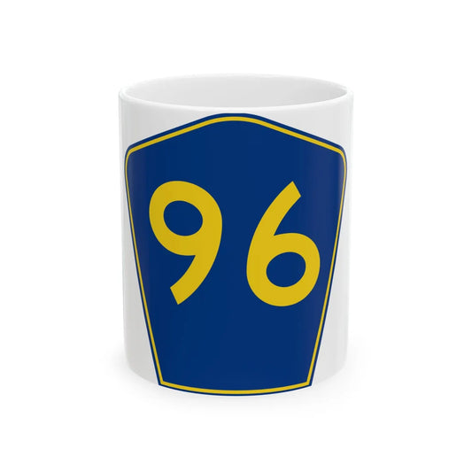 PR secondary 96 (Puerto Rico) (Road Sign) White Coffee Mug 11oz - Go Mug Yourself
