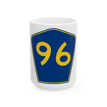 PR secondary 96 (Puerto Rico) (Road Sign) White Coffee Mug 15oz - Go Mug Yourself