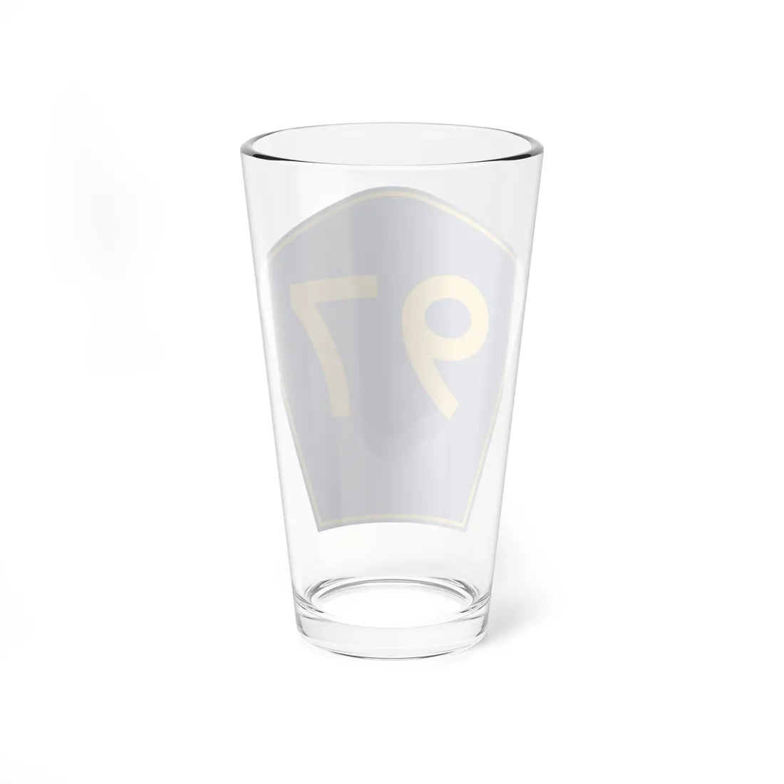 PR secondary 97 (Puerto Rico) (Road Sign) Pint Glass 16oz - Go Mug Yourself