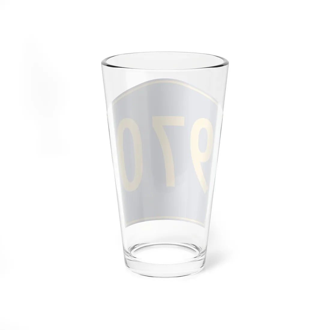 PR secondary 970 (Puerto Rico) (Road Sign) Pint Glass 16oz - Go Mug Yourself