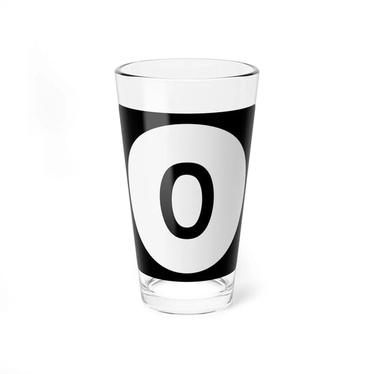 PR tertiary 0 (Puerto Rico) (Road Sign) Pint Glass 16oz 16oz - Go Mug Yourself