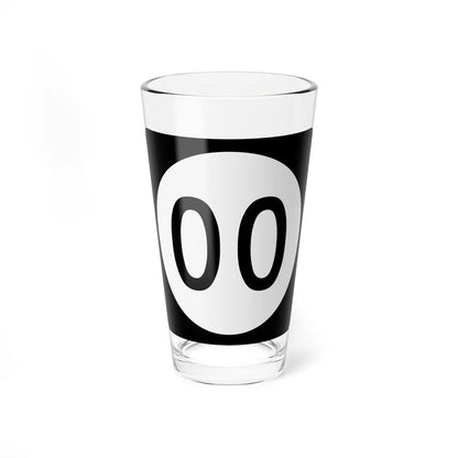PR tertiary 00 (Puerto Rico) (Road Sign) Pint Glass 16oz 16oz - Go Mug Yourself