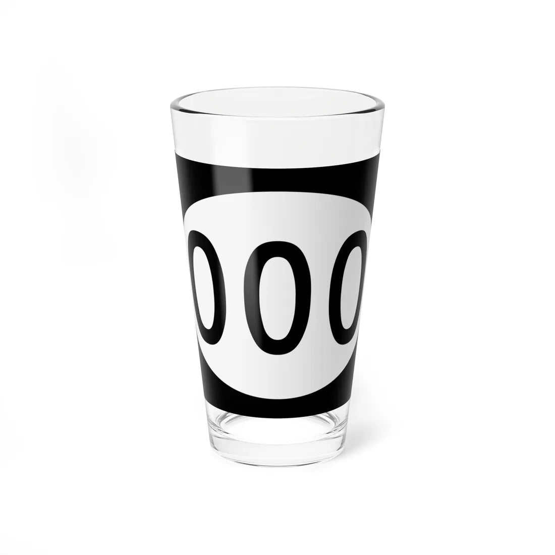 PR tertiary 000 (Puerto Rico) (Road Sign) Pint Glass 16oz 16oz - Go Mug Yourself