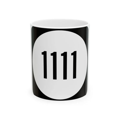 PR tertiary 1111 (Puerto Rico) (Road Sign) White Coffee Mug 11oz - Go Mug Yourself