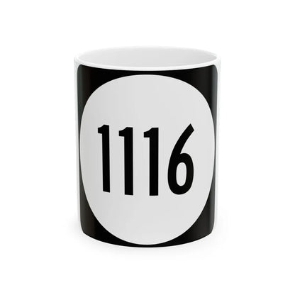 PR tertiary 1116 (Puerto Rico) (Road Sign) White Coffee Mug 11oz - Go Mug Yourself