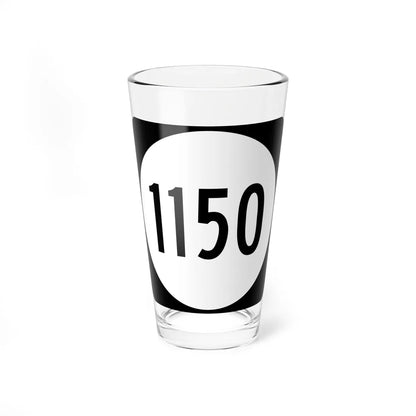 PR tertiary 1150 (Puerto Rico) (Road Sign) Pint Glass 16oz 16oz - Go Mug Yourself