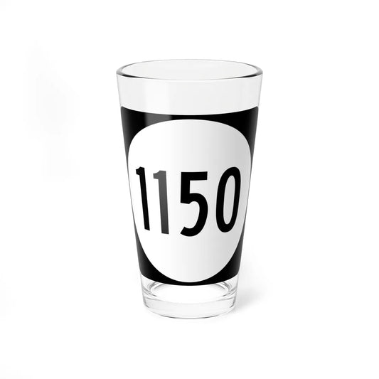 PR tertiary 1150 (Puerto Rico) (Road Sign) Pint Glass 16oz 16oz - Go Mug Yourself