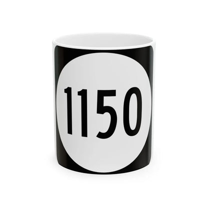 PR tertiary 1150 (Puerto Rico) (Road Sign) White Coffee Mug 11oz - Go Mug Yourself