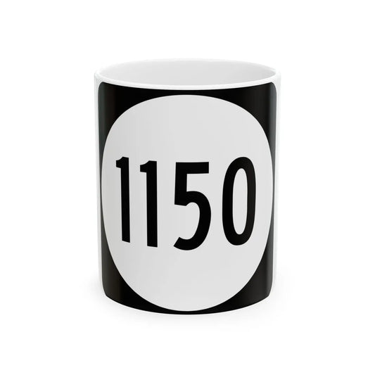 PR tertiary 1150 (Puerto Rico) (Road Sign) White Coffee Mug 11oz - Go Mug Yourself