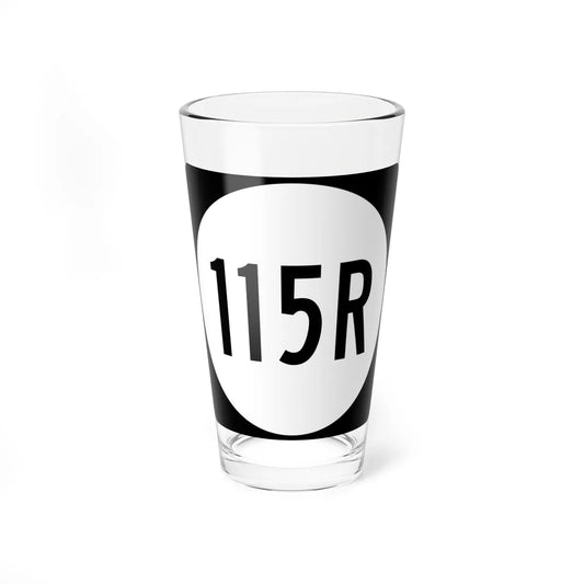 PR tertiary 115R (Puerto Rico) (Road Sign) Pint Glass 16oz 16oz - Go Mug Yourself