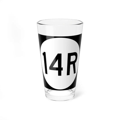 PR tertiary 14R (Puerto Rico) (Road Sign) Pint Glass 16oz - Go Mug Yourself
