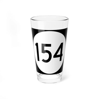 PR tertiary 154 (Puerto Rico) (Road Sign) Pint Glass 16oz 16oz - Go Mug Yourself