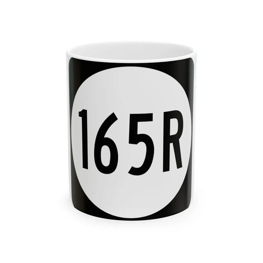 PR tertiary 165R (Puerto Rico) (Road Sign) White Coffee Mug 11oz - Go Mug Yourself
