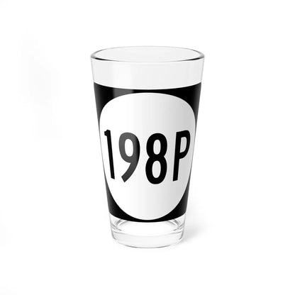 PR tertiary 198P (Puerto Rico) (Road Sign) Pint Glass 16oz 16oz - Go Mug Yourself