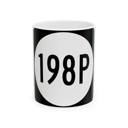 PR tertiary 198P (Puerto Rico) (Road Sign) White Coffee Mug 11oz - Go Mug Yourself