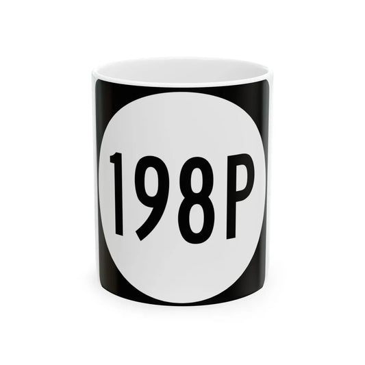 PR tertiary 198P (Puerto Rico) (Road Sign) White Coffee Mug 11oz - Go Mug Yourself