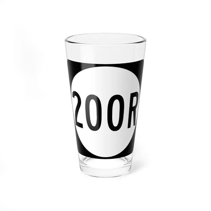 PR tertiary 200R (Puerto Rico) (Road Sign) Pint Glass 16oz 16oz - Go Mug Yourself