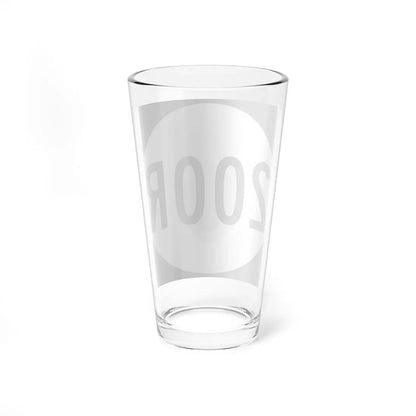 PR tertiary 200R (Puerto Rico) (Road Sign) Pint Glass 16oz - Go Mug Yourself