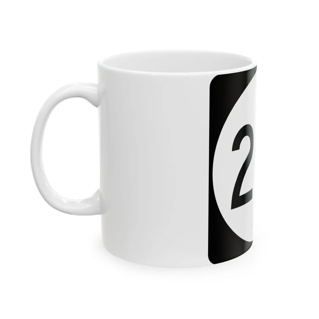 PR tertiary 201 (Puerto Rico) (Road Sign) White Coffee Mug - Go Mug Yourself