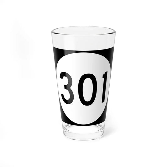 PR tertiary 301 (Puerto Rico) (Road Sign) Pint Glass 16oz 16oz - Go Mug Yourself