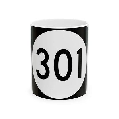 PR tertiary 301 (Puerto Rico) (Road Sign) White Coffee Mug 11oz - Go Mug Yourself