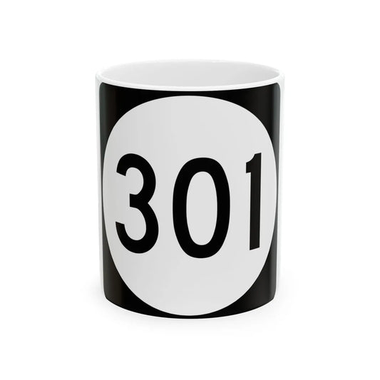 PR tertiary 301 (Puerto Rico) (Road Sign) White Coffee Mug 11oz - Go Mug Yourself